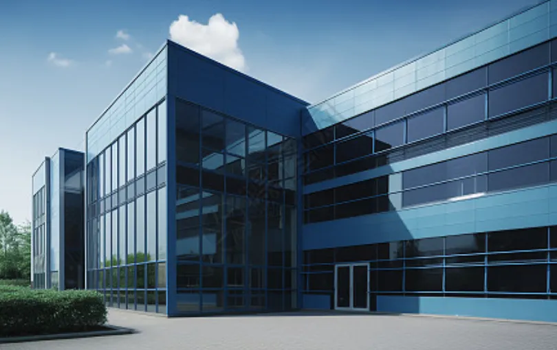 Modern production base exterior